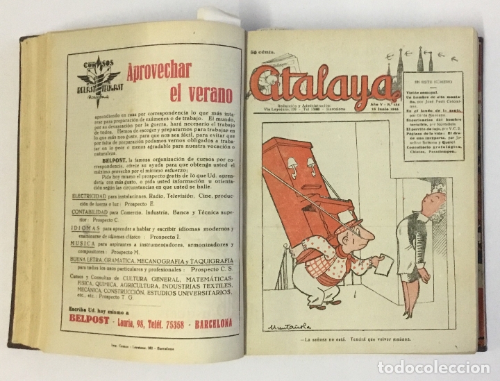 Libros: ATALAYA. - [Revista.] - Foto 9
