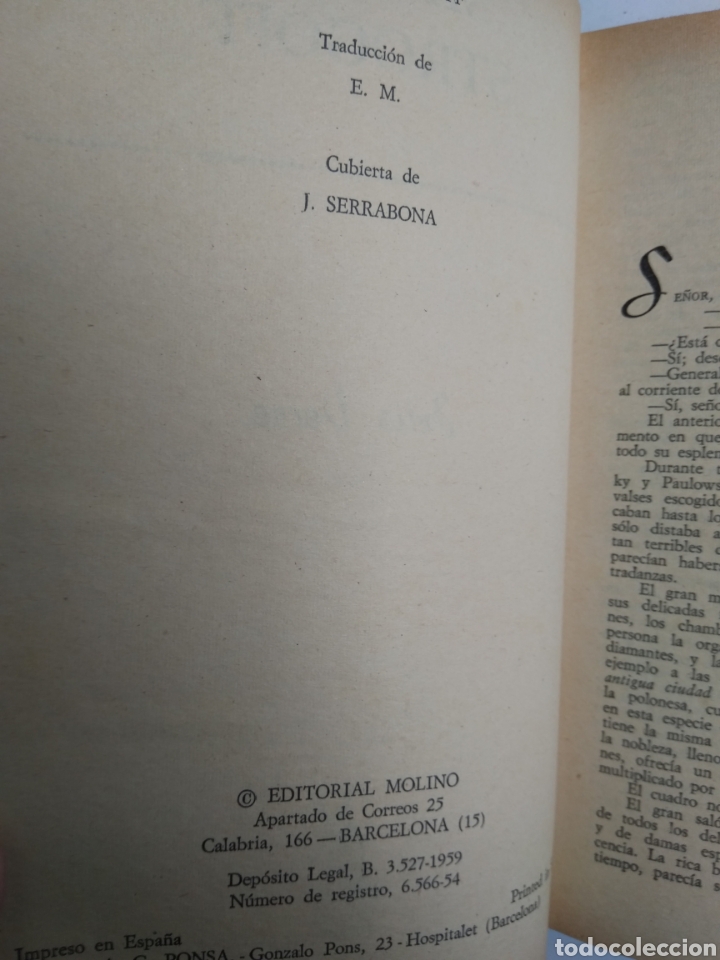 Libros: MIGUEL STROGOFF/JULIO VERNE ED.1959 - Foto 4
