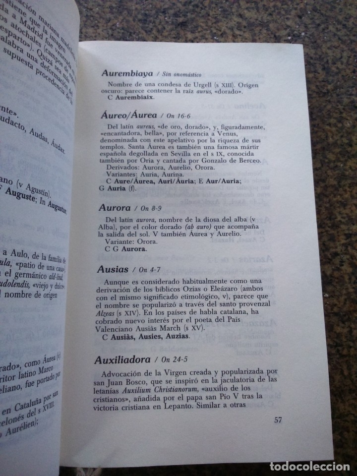 Libros: EL GRAN LIBRO DE LOS NOMBRES -- JOSE ALBAIGES -- CIRCULO 1991 -- - Foto 2