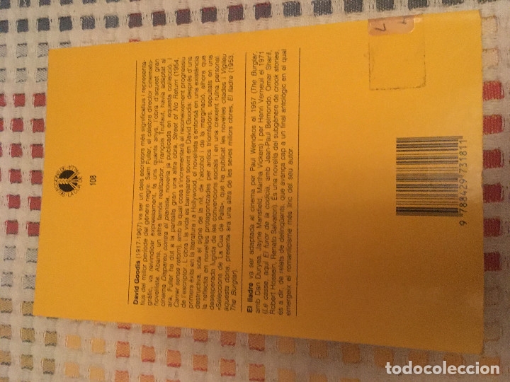 Libros: DAVID GOODIS EL LLADRE 1990 libro kreaten - Foto 2