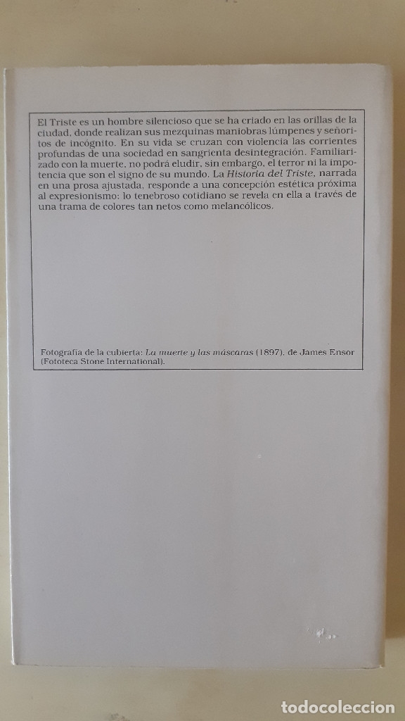 Libros: HISTORIA DEL TRISTE. HORACIO VAZQUEZ RIAL - Foto 2