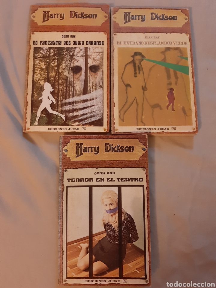 Libros: 3 Libros Harry Dickson (N&deg; 4, 7 y 17) Ediciones Jucar. A&ntilde;o 1.972 - Foto 1