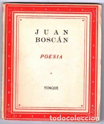 Libros: POES&Iacute;A - BOSC&Aacute;N, Juan - Foto 1