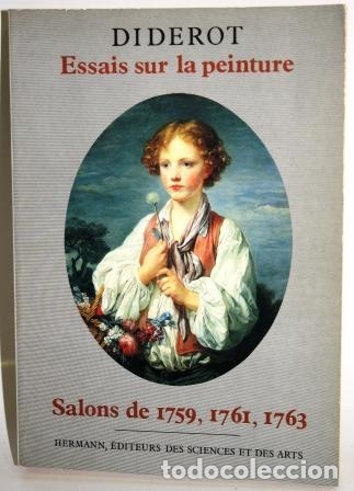 Libros: ESSAIS SUR LA PEINTURE. SALONS DE 1759, 1761, 1763 - DIDEROT - Foto 1