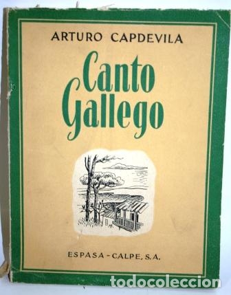 Libros: CANTO GALLEGO - CAPDEVILA, Arturo - Foto 1