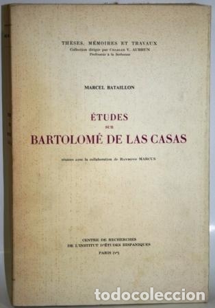 Libros: &Eacute;TUDES SUR BARTOLOM&Eacute; DE LAS CASAS - BATAILLON, Marcel - Foto 1