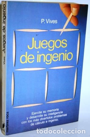 Libros: Juegos de ingenio - VIVES, P. - Foto 1