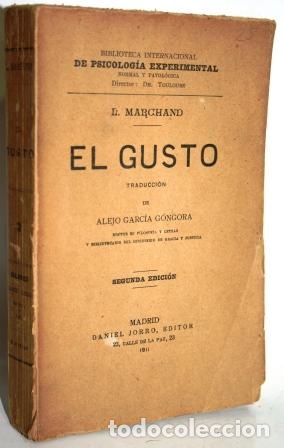 Libros: El Gusto - MARCHAND, L - Foto 1