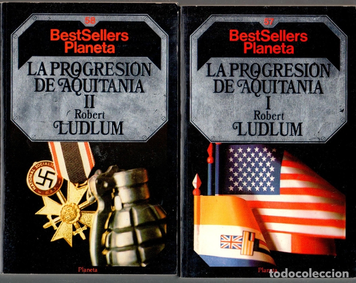Libros: La Progresi&oacute;n de Aquitania. 2 tomos - LUDLUM, ROBERT - Foto 1