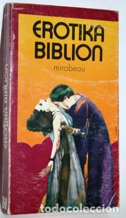 Libros: Er&oacute;tika Biblion - MIRABEAU - Foto 1