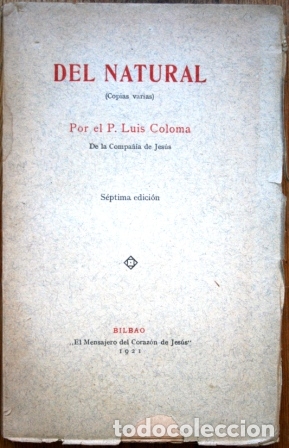 Libros: Del Natural (Copias varias) - COLOMA, Luis - Foto 1