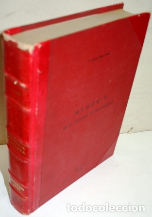Libros: Memoria de la C&aacute;tedra de Contabilidad de Escuelas de Comercio (Oposiciones a dicha C&aacute;tedra) - LUNA