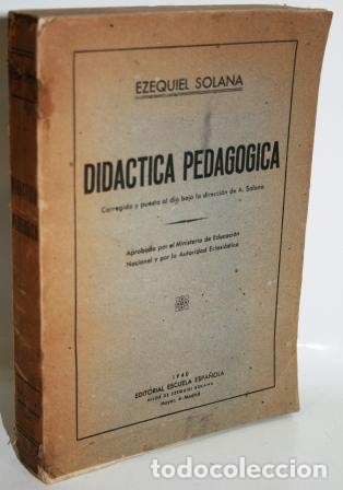 Libros: DID&Aacute;CTICA PEDAG&Oacute;GICA - SOLANA, Ezequiel - Foto 1