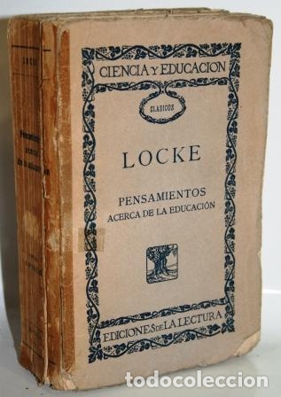 Libros: PENSAMIENTOS ACERCA DE LA EDUCACI&Oacute;N - LOCKE - Foto 1