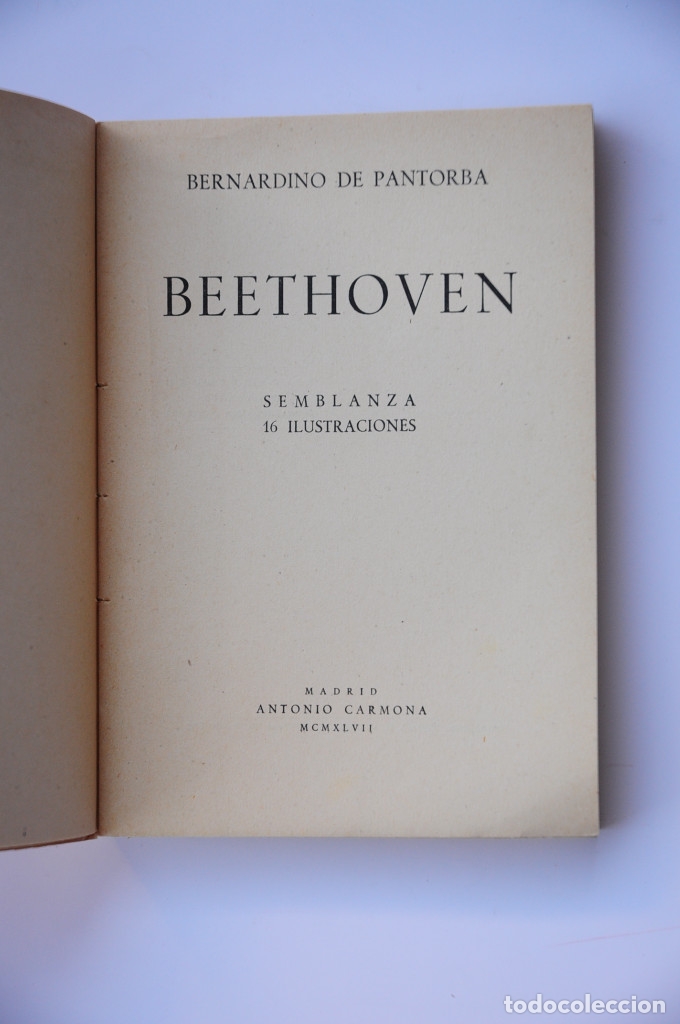 Libros: Beethoven - PANTORBA, Bernardino de&nbsp; - Foto 2