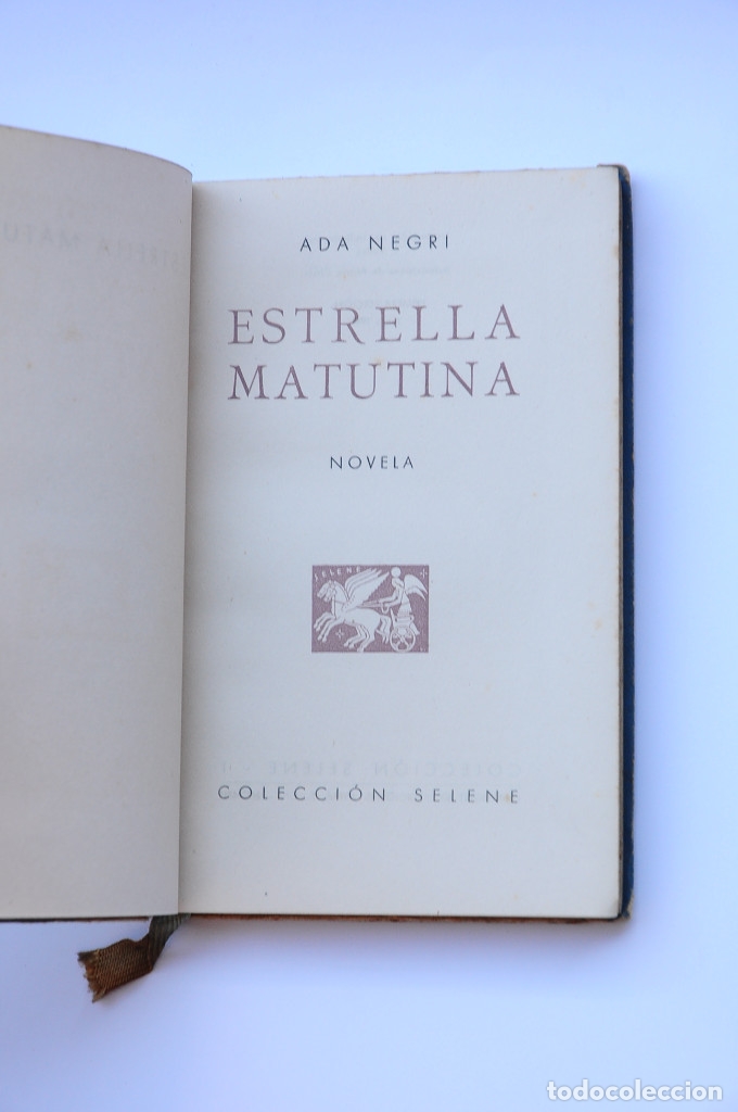 Libros: Estrella matutina - NEGRI, Ada - Foto 2