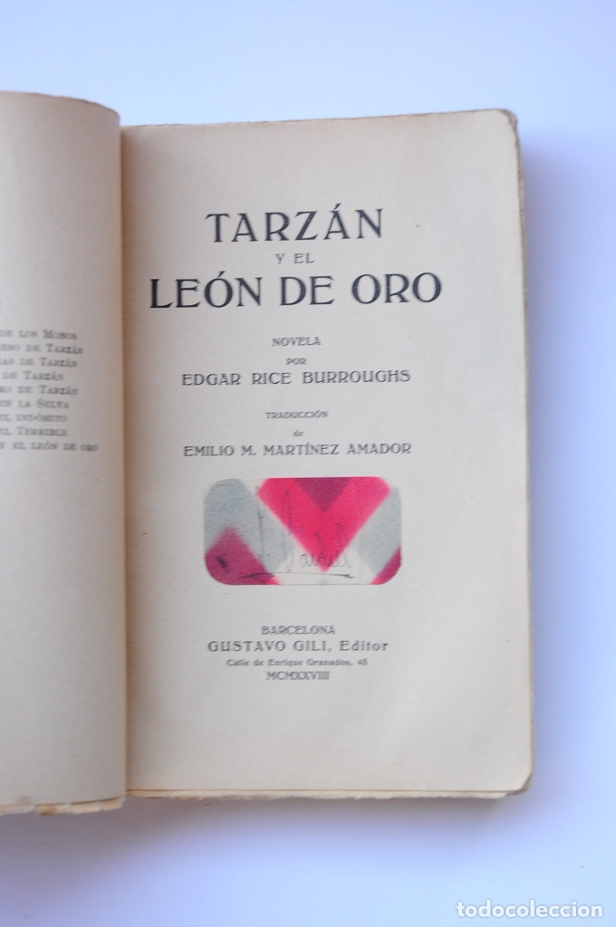 Libros: Tarz&aacute;n y el le&oacute;n de oro - BURROUGHS, Edgard Rice - Foto 2