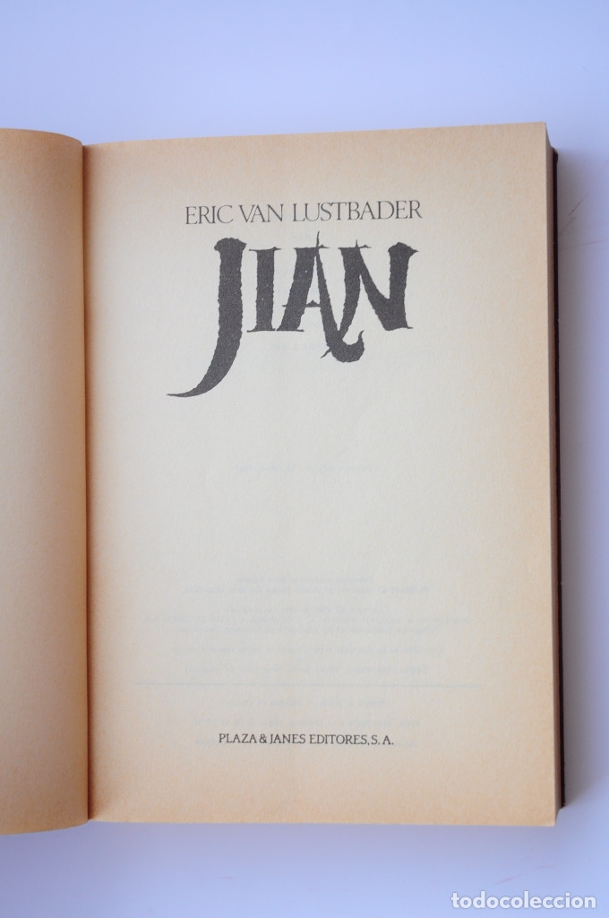 Libros: Jian - LUSTBADER, Eric van - Foto 2