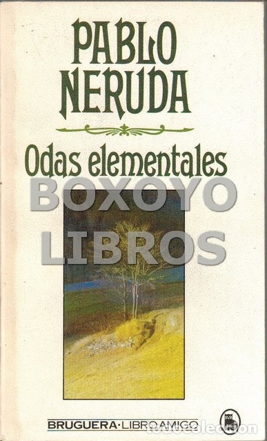 Libros: NERUDA, Pablo. Odas elementales - Foto 1