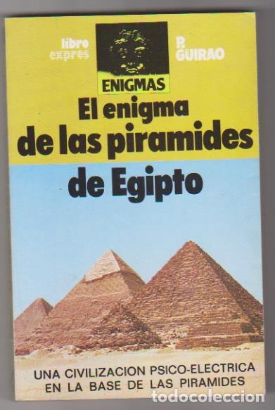 Libros: P. Guirao. El Enigma de las Pir&aacute;mides de Egipto. Libroexpres. SIN USAR - Foto 1