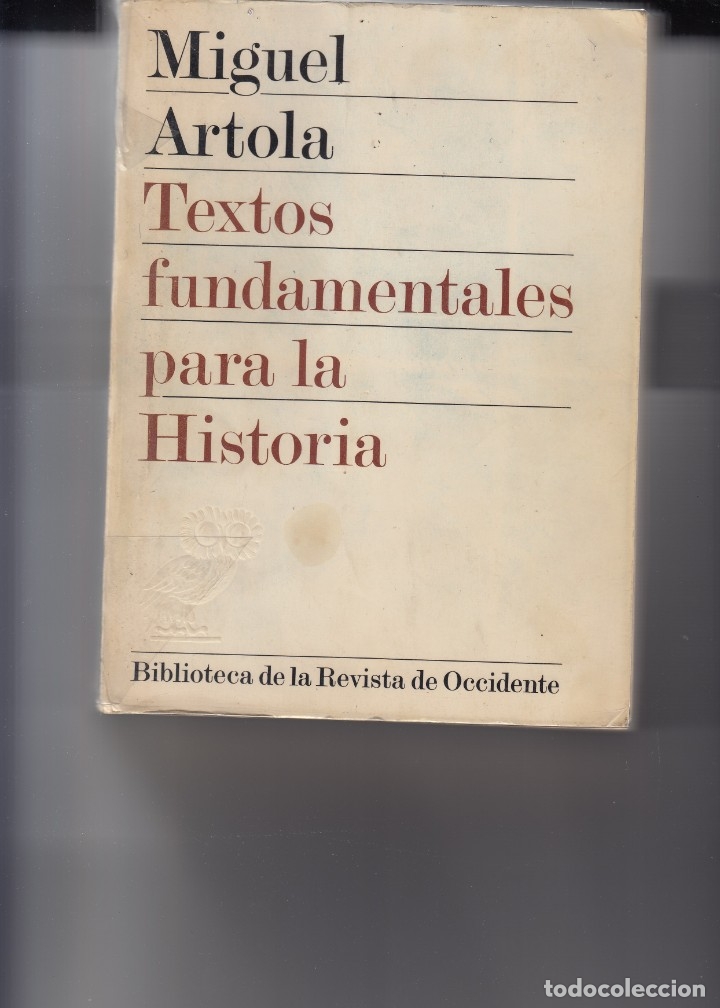 Libros: TEXTOS FUNDAMENTALES PARA LA HISTORIA. - AAP - Foto 1