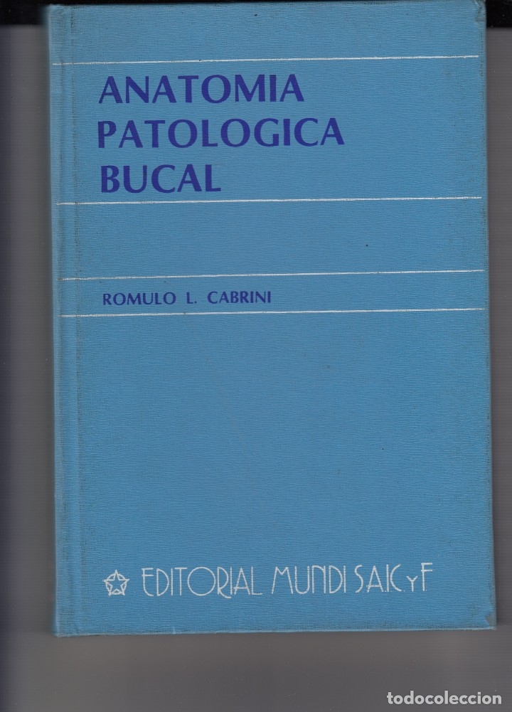 Libros: ANATOM&Iacute;A PATOLOG&Iacute;A BUCAL. CABRINI. - AAO - Foto 1