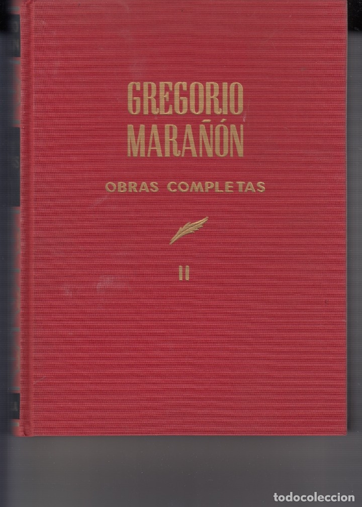 Libros: GREGORIO MARA&Ntilde;ON-OBRAS COMPLETAS (TOMO 2). - AAO - Foto 1