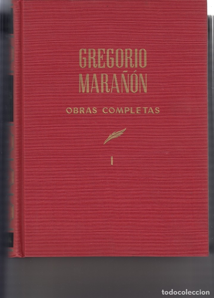 Libros: GREGORIO MARA&Ntilde;ON-OBRAS COMPLETAS (TOMO 1). - AAO - Foto 1