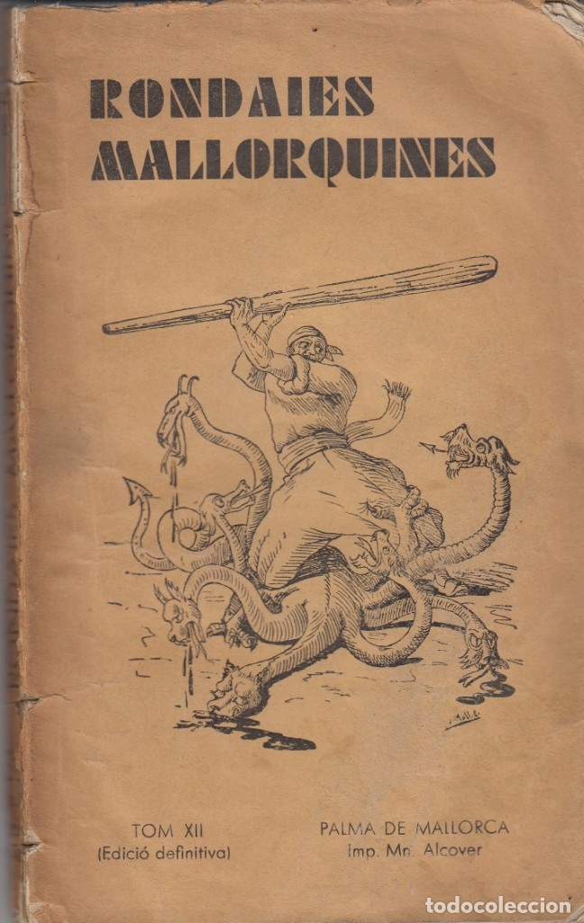 Libros: RONDAIES MALLORQUINES TOM XII. - AAI - Foto 1