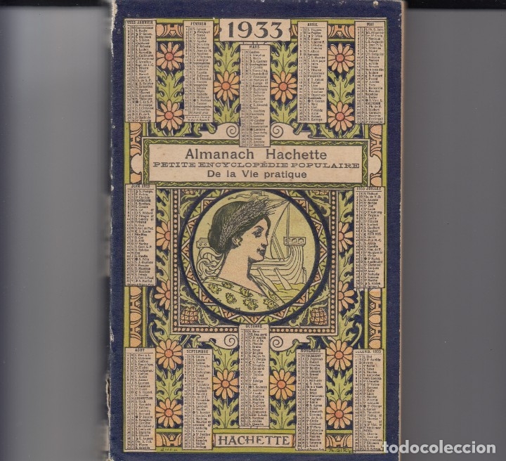 Libros: ALMANACH HACHETTE 1933. - AAP - Foto 1