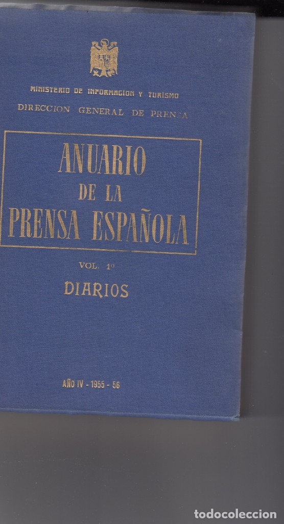 Libros: ANUARIO DE LA PRENSA ESPA&Ntilde;OLA. - AAP - Foto 1