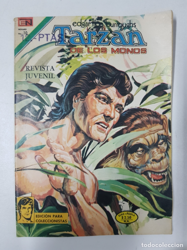 Libros: Tarz&aacute;n de los monos, n&ordm; 466, serie Aguila, Los cavernicolas - Foto 1