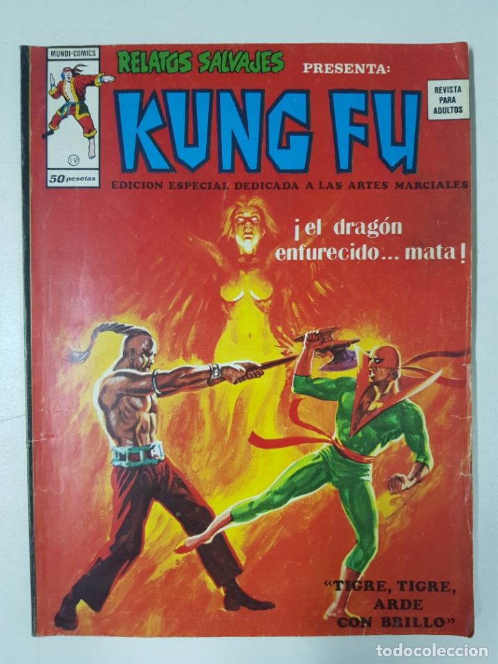 Libros: Relatos salvajes, presenta: Kung-Fu, Mundi-Comics n&ordm; 19, Tigre, tigre, arde con brillo