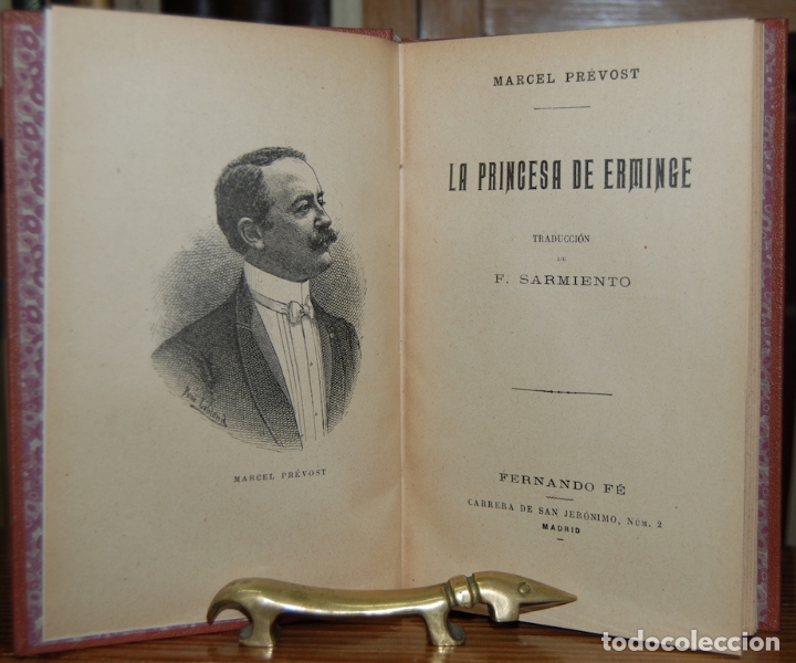 Libros: LA PRINCESA DE ERMINGE. Traducci&oacute;n de F. Sarmiento - PREVOST, Marcel - Foto 1
