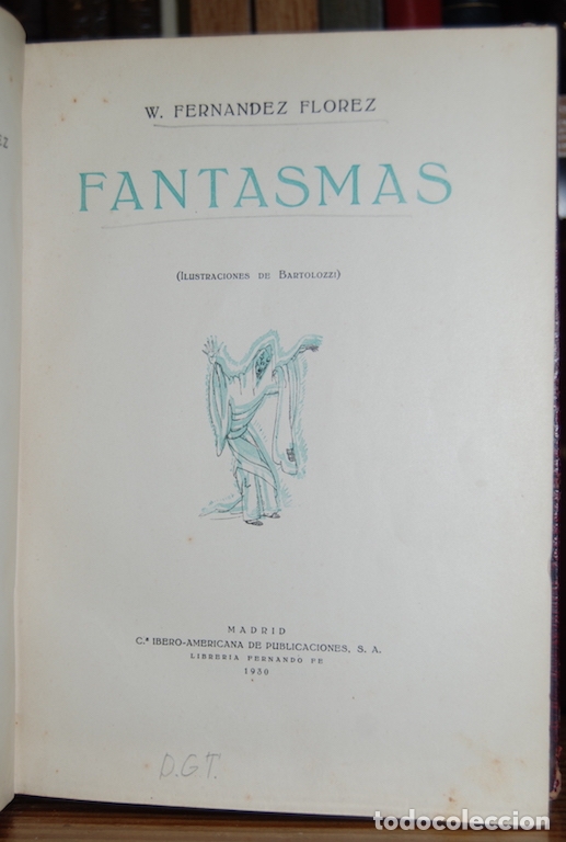 Libros: FANTASMAS - FERNANDEZ FLOREZ, W. - Foto 1