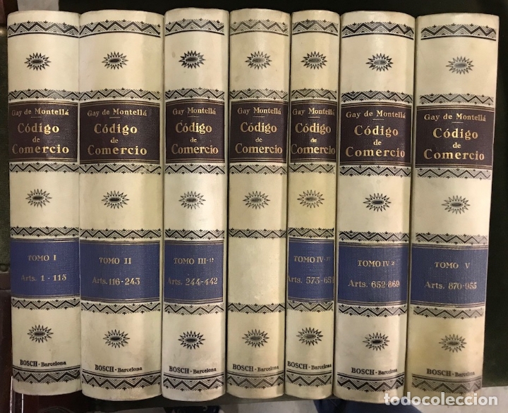 Libros: CODIGO DE COMERCIO ESPA&Ntilde;OL COMENTADO. (Legislaci&oacute;n, Jurisprudencia y Derecho comparado) - GAY DE MON - Foto 1