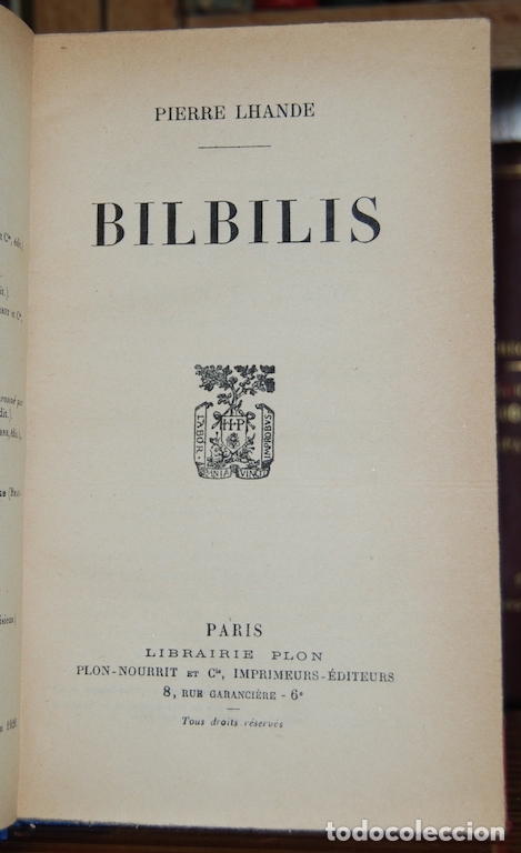 Libros: BILBILIS - LHANDE, Pierre - Foto 1