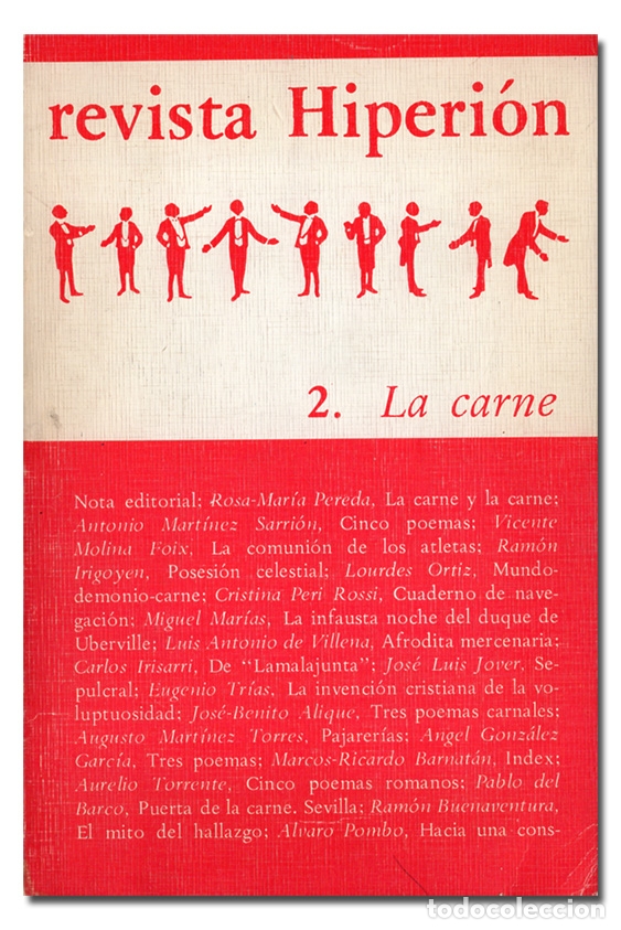 Libros: Revista Hiperi&oacute;n, 2. La carne. Ediciones Peralta, 1978 - Foto 1