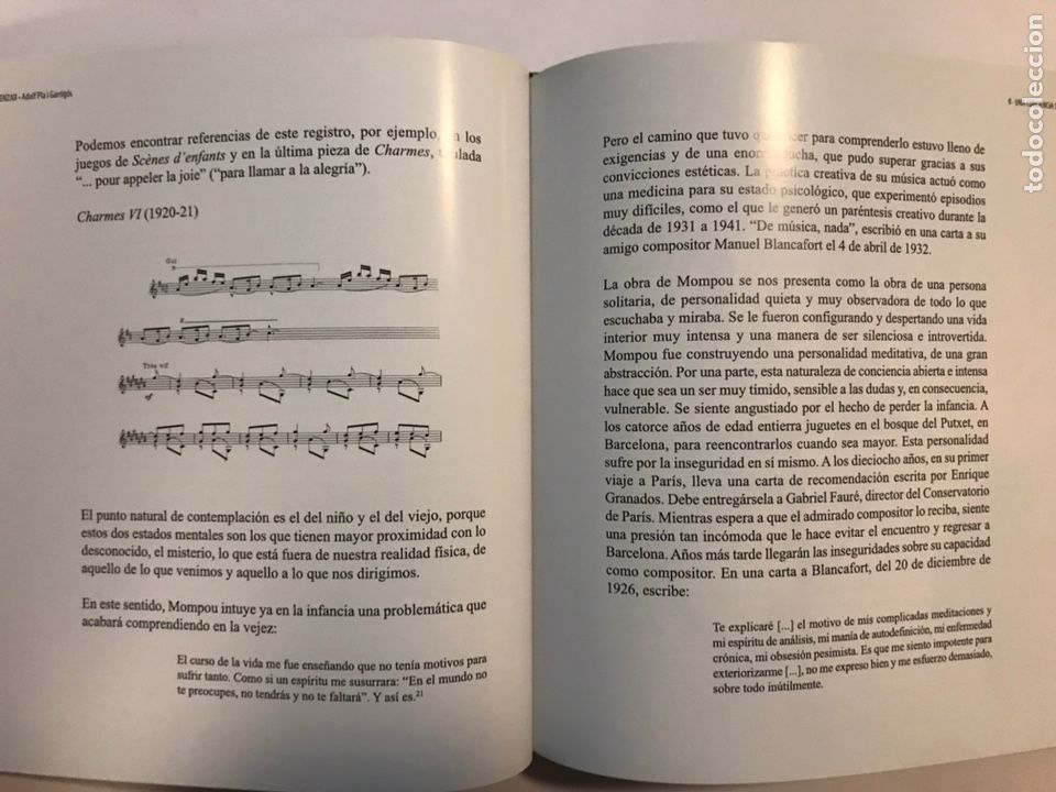 Libros: El eterno recomenzar. - Frederic Mompou. Adolf Pla i Garrig&oacute;s. - Foto 3