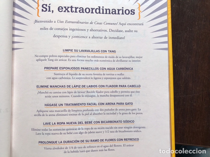 Libros: Usos extraordinarios de cosas comunes. Como nuevo - Foto 4