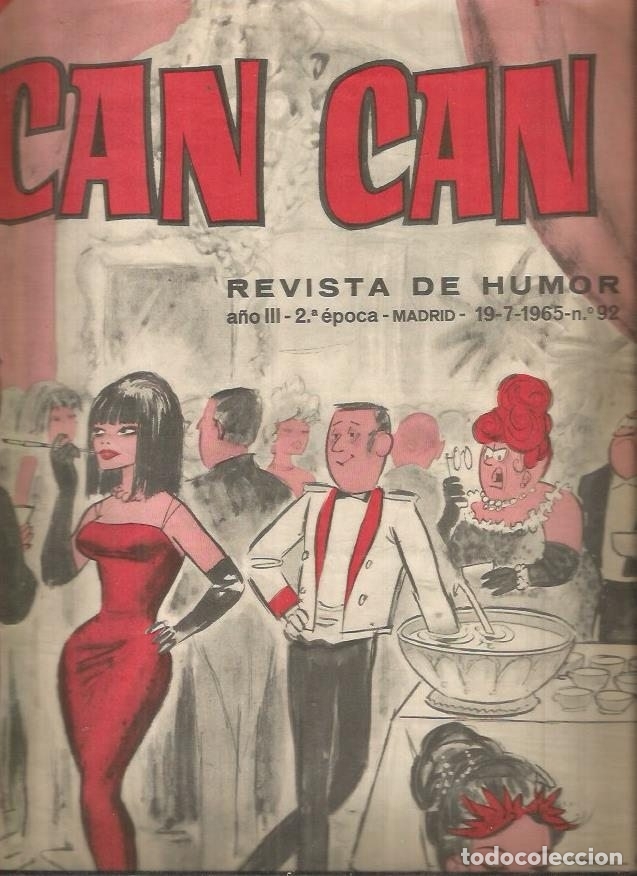 Libros: CAN CAN. REVISTA DE HUMOR. NUMERO 92 - VARIOS - Foto 3