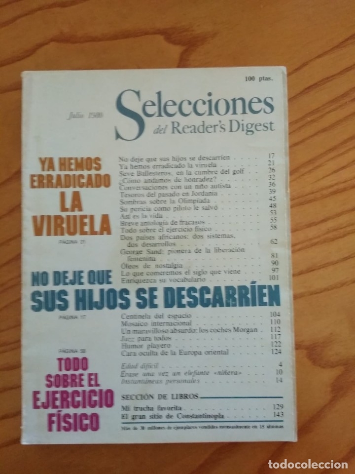 Libros: SELECCIONES DEL READERS DIGEST -  JULIO 1980 - Foto 1