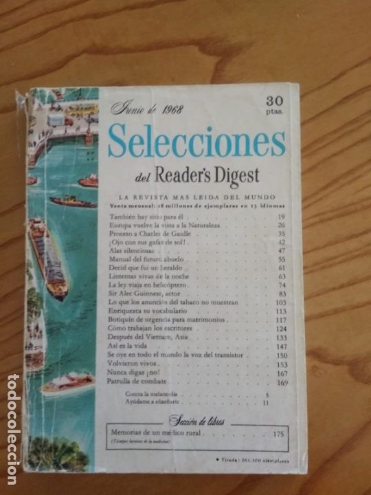Libros: SELECCIONES DEL READERS DIGEST - JUNIO 1968 - Foto 1