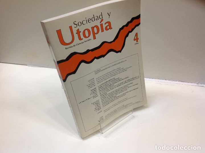 Libros: SOCIEDAD Y UTOPIA 4 - Foto 1