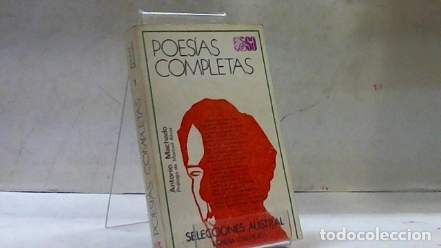 Libros: POESIAS COMPLETAS ANTONIO MACHADO - Foto 1
