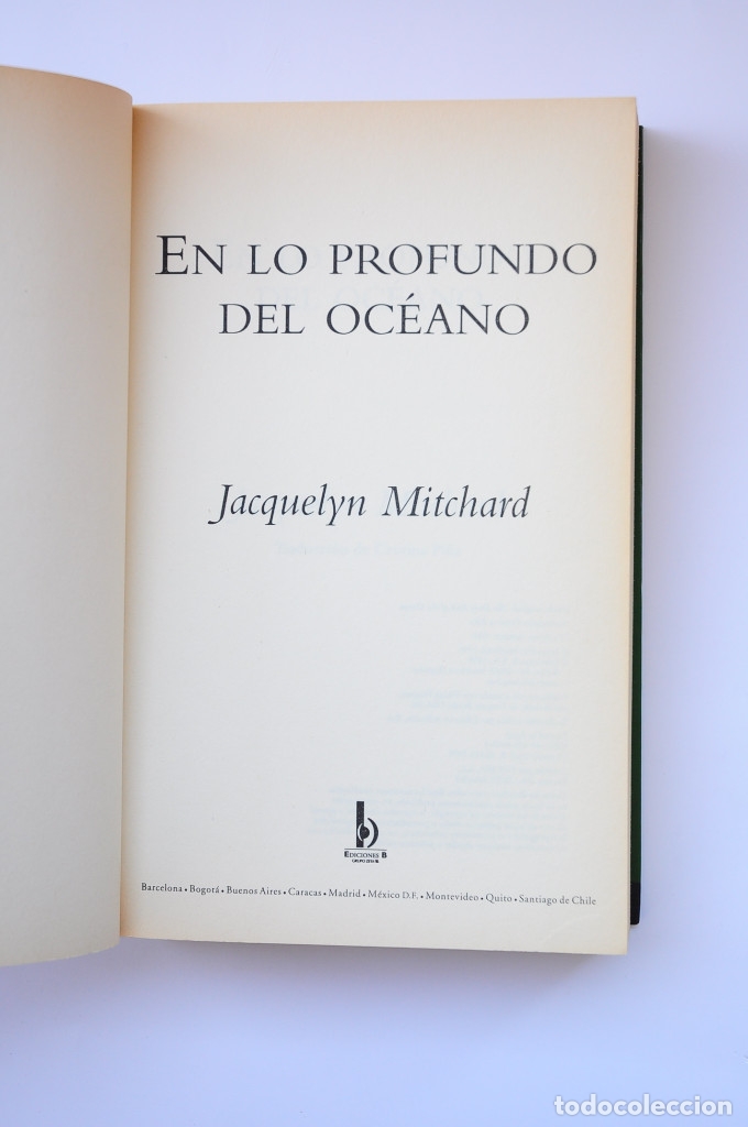 Libros: En lo profundo del oc&eacute;ano - MITCHARD, Jacquelyn - Foto 2