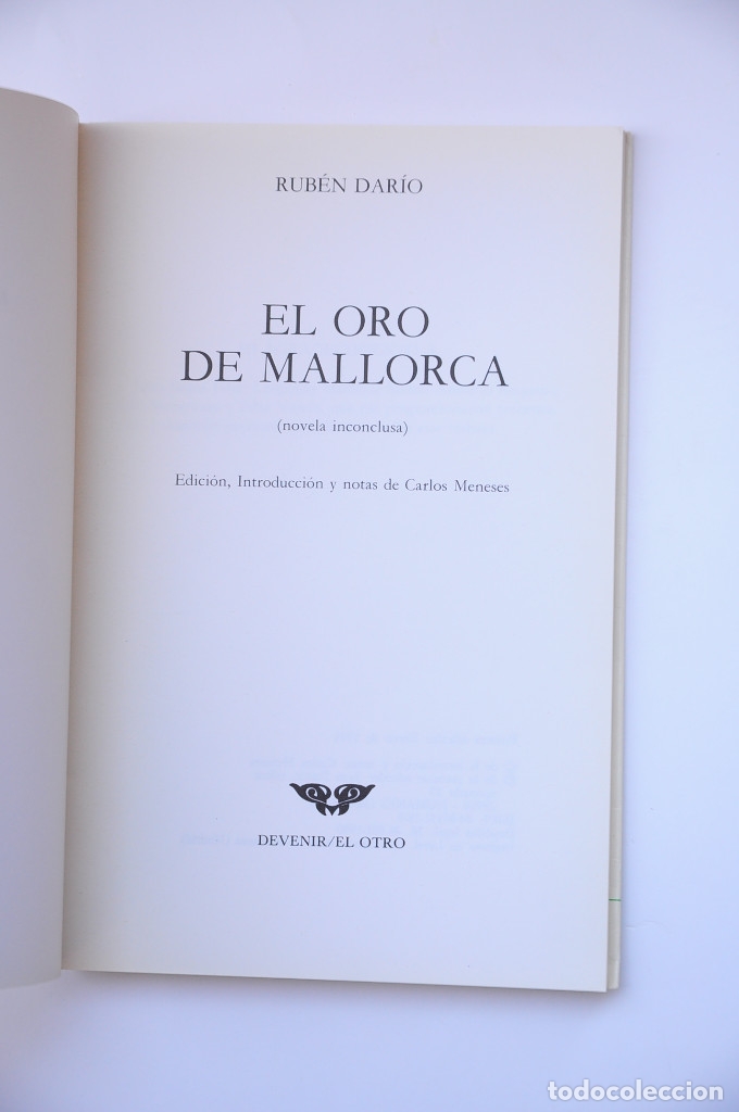 Libros: El oro de Mallorca - DAR&Iacute;O, Rub&eacute;n - Foto 2
