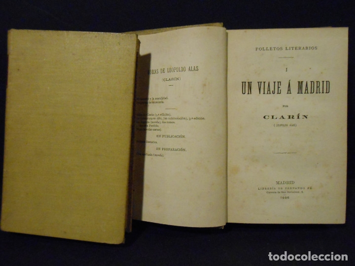 Libros: ALAS, Leopoldo (Clar&iacute;n).- - Folletos Literarios - Foto 2