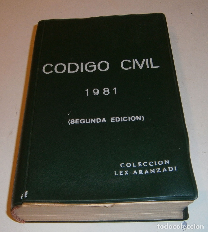 Libros: codigo civil 1981  coleccion Lex Aranzadi - Foto 1