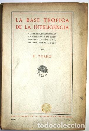 Libros: La base tr&oacute;fica de la inteligencia - TURR&Oacute;, R. - Foto 2